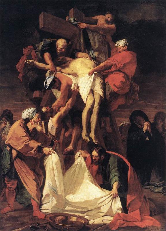 JOUVENET, Jean-Baptiste Descent from the Cross s France oil painting art